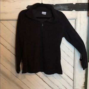 Black lightweight Columbia 1/4 zip